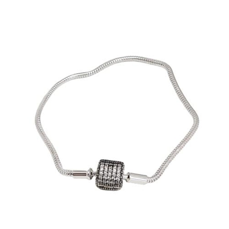 Pulseira Essential Zircônia Cravejada para Berloque