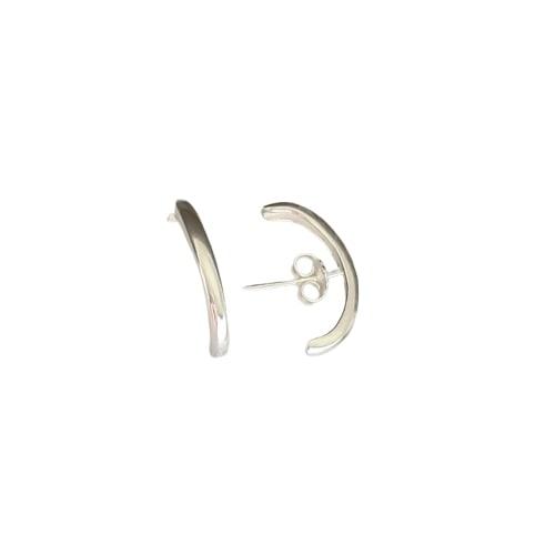 Brinco Ear Hook Prata Lisa Fino