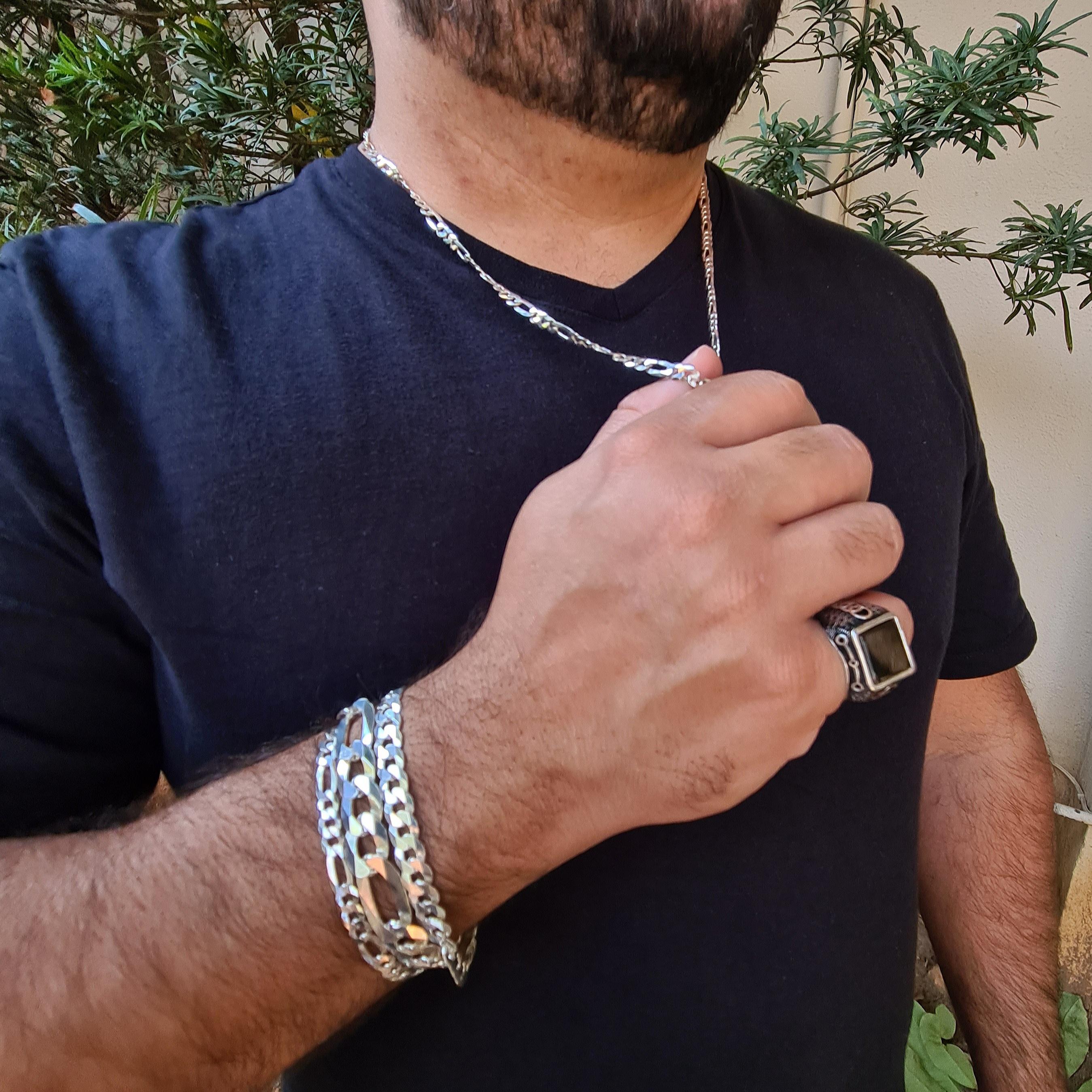 Pulseira Masculina Fígaro Fio100