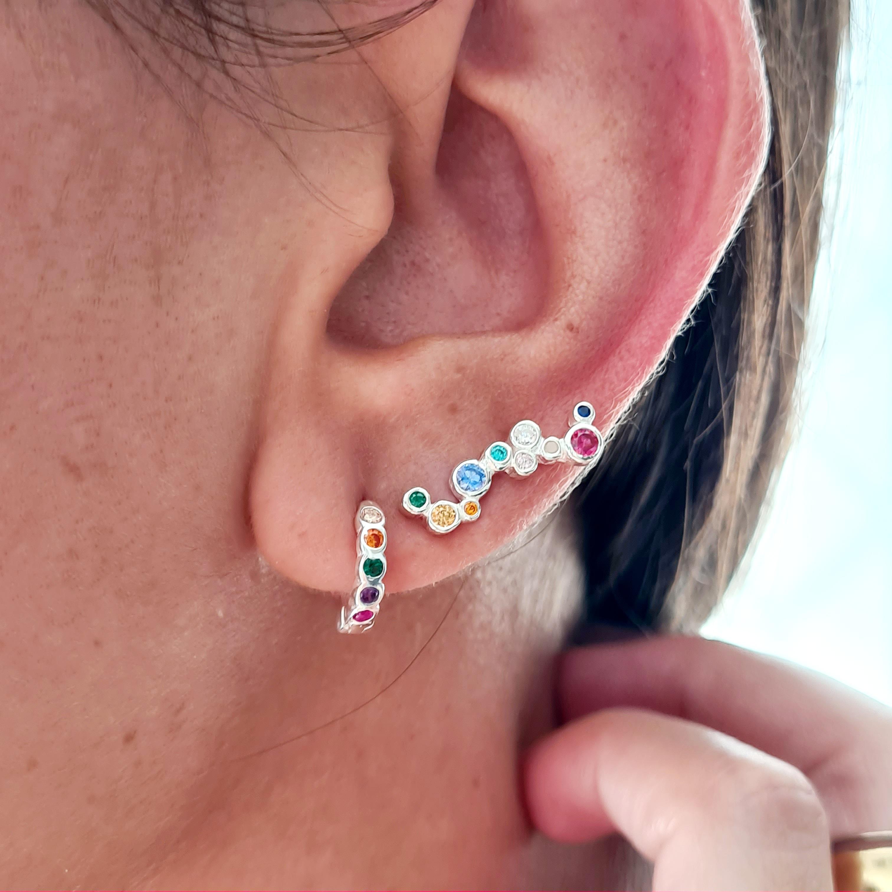 Brinco Earcuff Rainbown