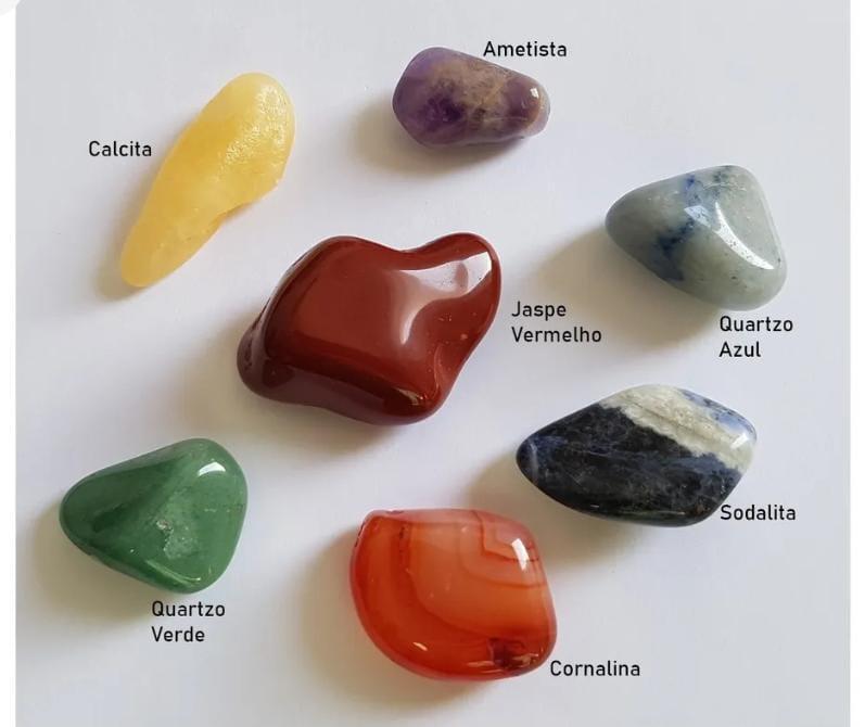 Colar Chocker Chakras Pedras Naturais